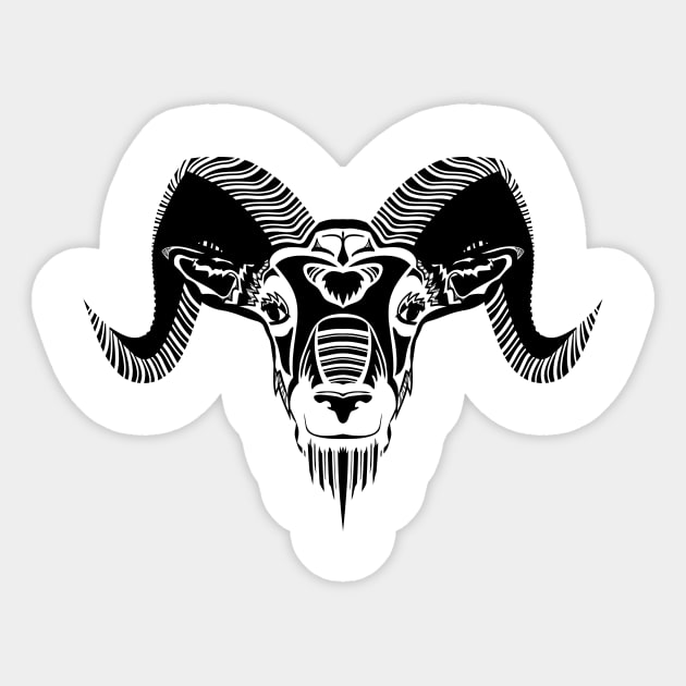 ram Sticker by somatosis